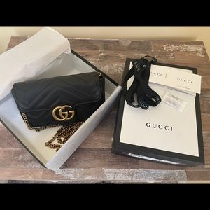 Gucci GG Mormont Matelasse Leather Super Mini Bag
